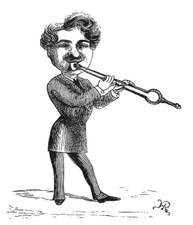 man with a tuning fork