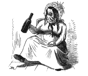 womann drinking from a bottle