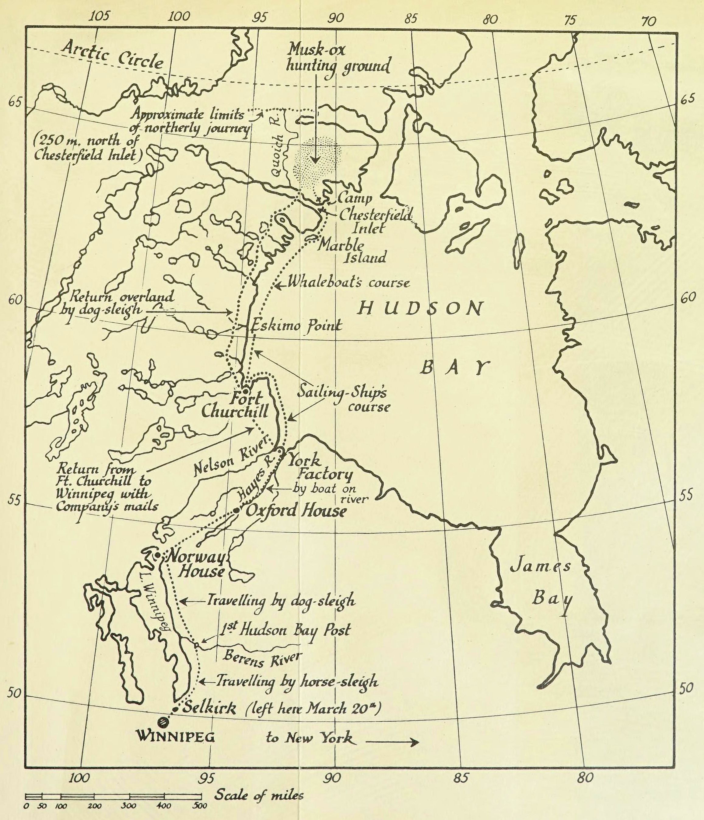map of Hudson Bay