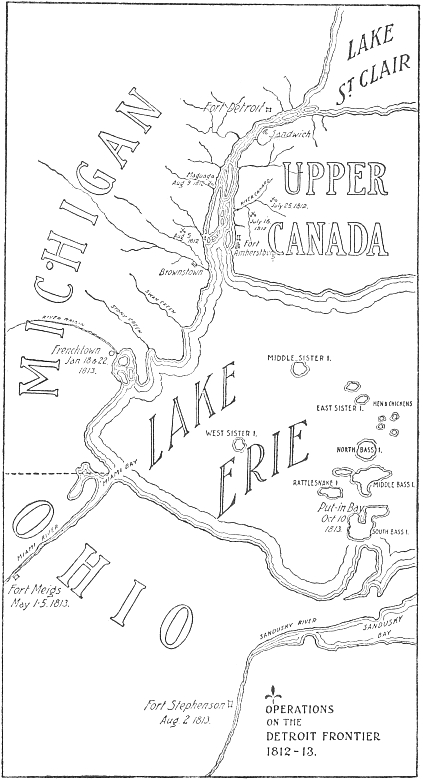 OPERATIONS ON THE DETROIT FRONTIER 1812-13.