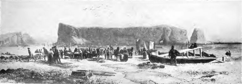 fishermen hauling boats onshore