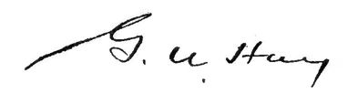 signature of G. U. Hay