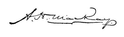 signature of A. H. MacKay