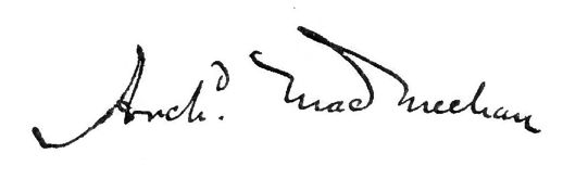 signature of Archibald MacMechan