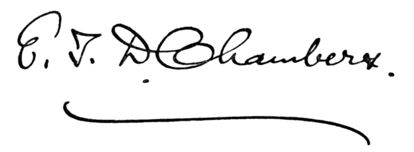 signature of E. T. D. Chambers