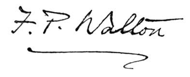 signature of F. P. Walton