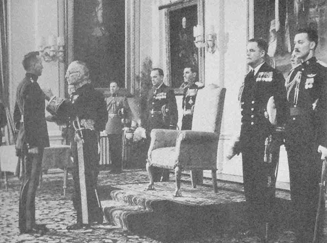 An investiture at Government House