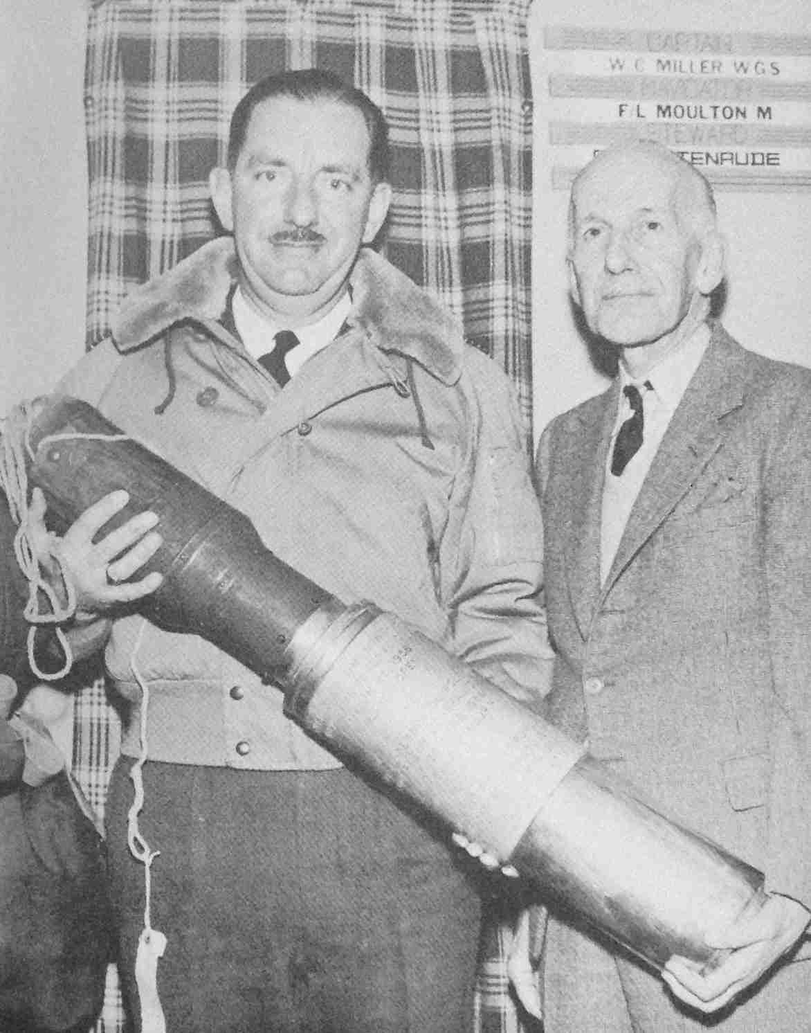 In the aircraft over the North Pole