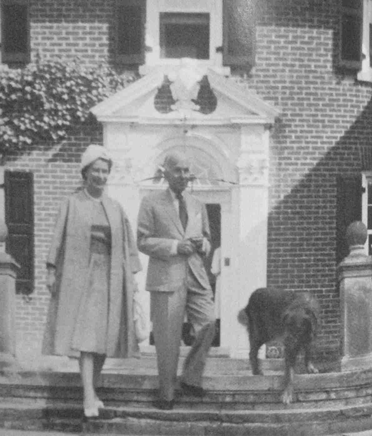 The Queen and the Governor-General at Batterwood House, 1959