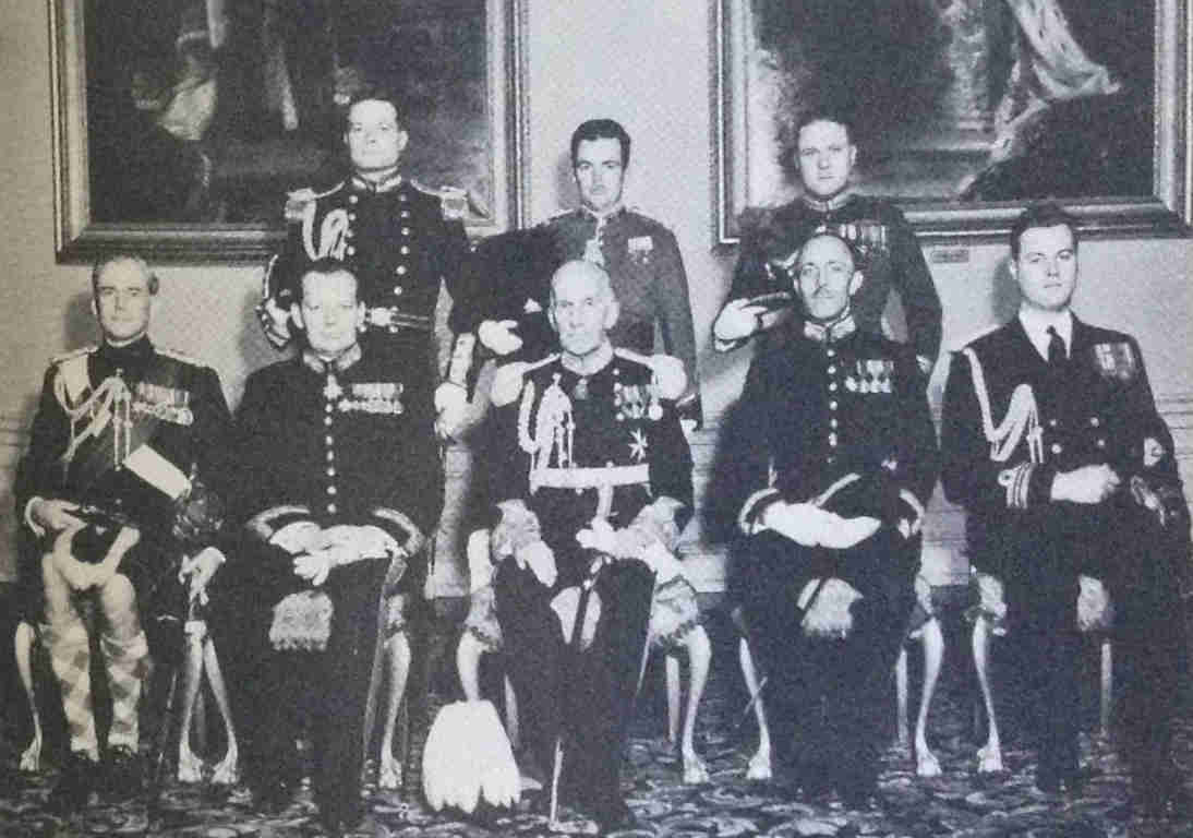 The Governor-General and his personal staff, 1956