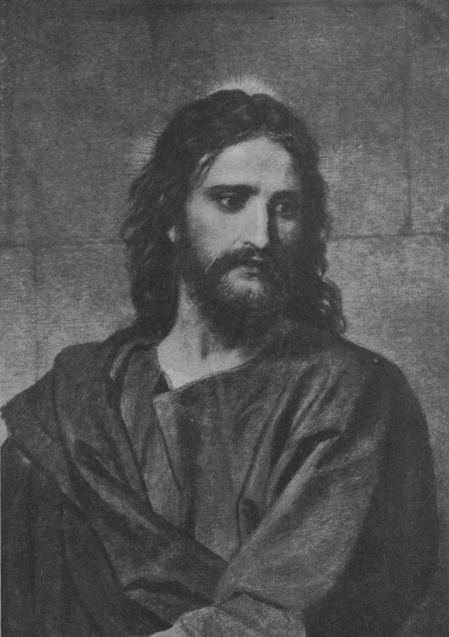 THE SON OF MAN From the famous painting of “Christ and the Rich Young Ruler,” by Heinrich Hofmann.