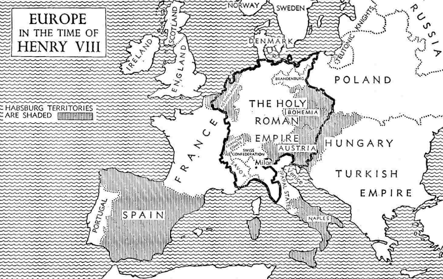 Europe in the time of Henry VIII