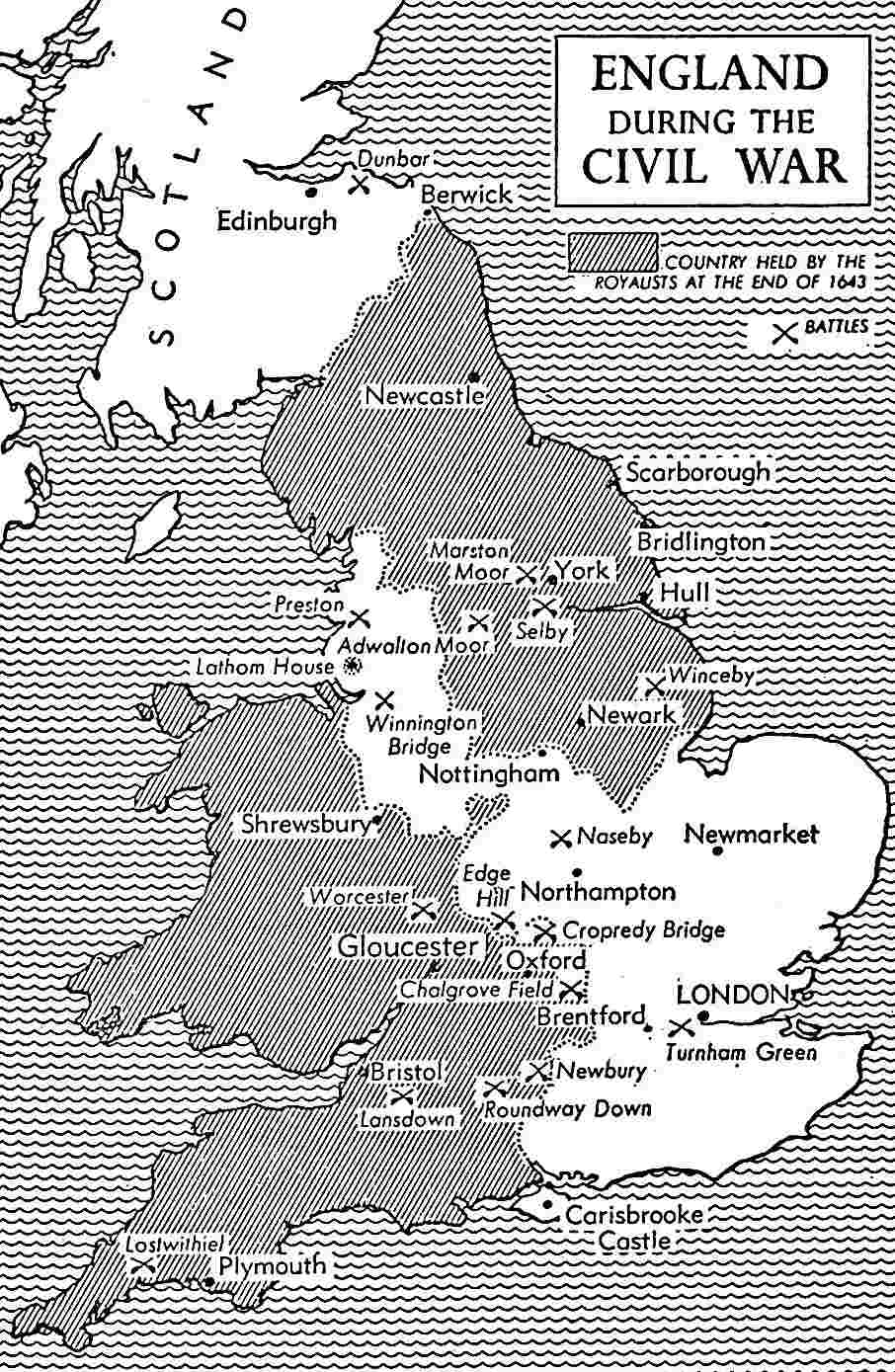 England during the civil war