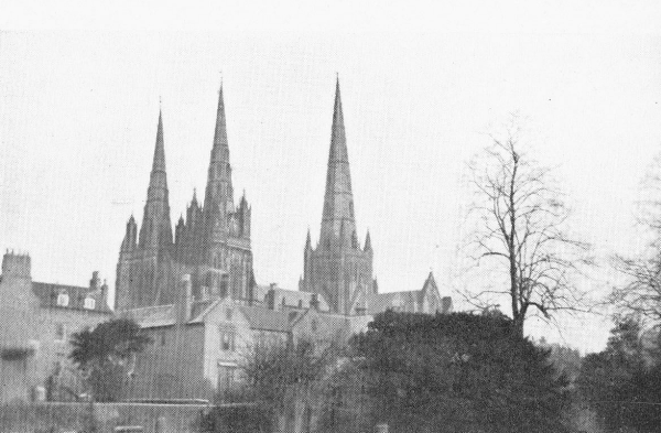 a triple spire church