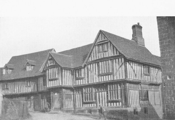 a two-story with gables affair