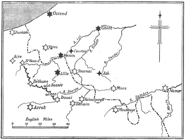 map of conflict zone
