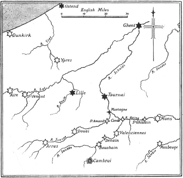 map of conflict zone