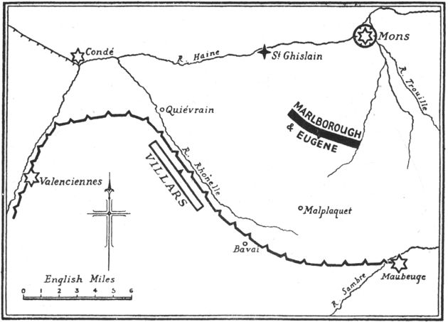 map of battle positions