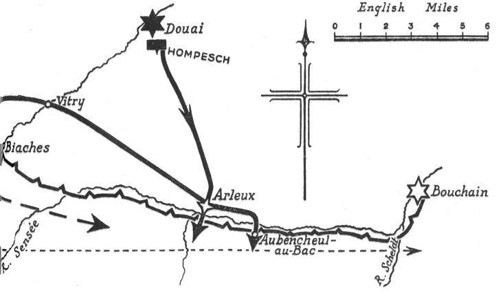 map of battle movements