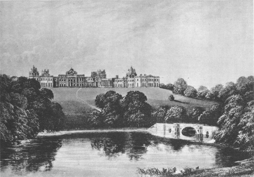 painting depicting a palace