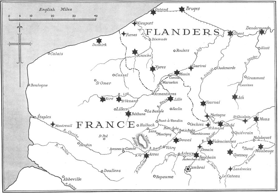 map of the wider war zond