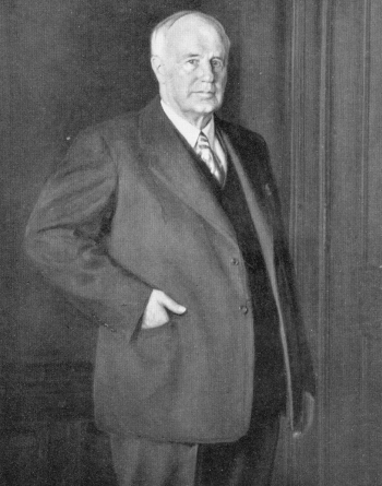 portrait painting of Arthur Meighen