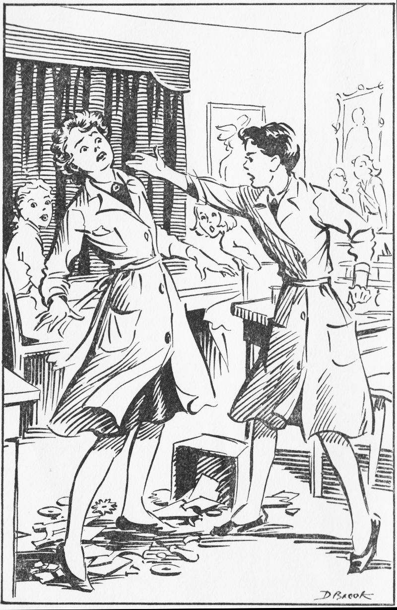 Confontation with dropped box