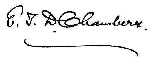 signature of E. T. D. Chambers