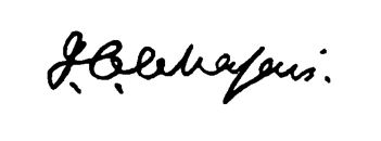 signature of J. C. Chapais