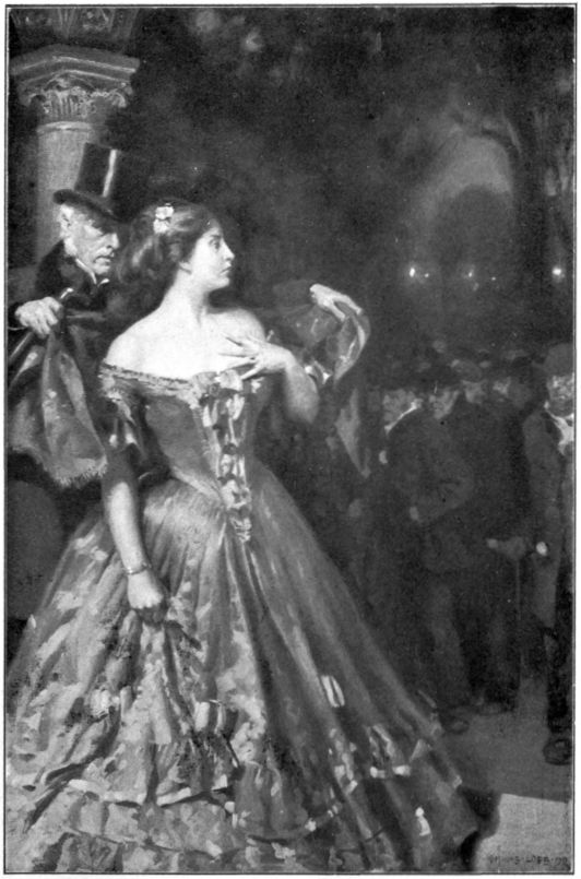 a lady leaves the ball