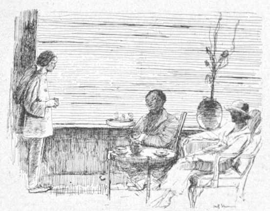 Young Chinese girl standing in front of people