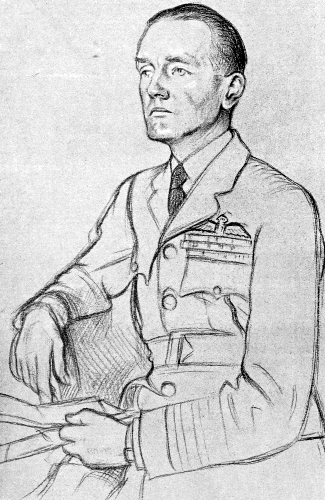 portrait drawing of Arthur Longmore