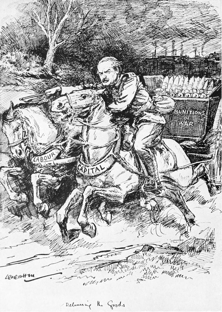 a cartoon of Lloyd George