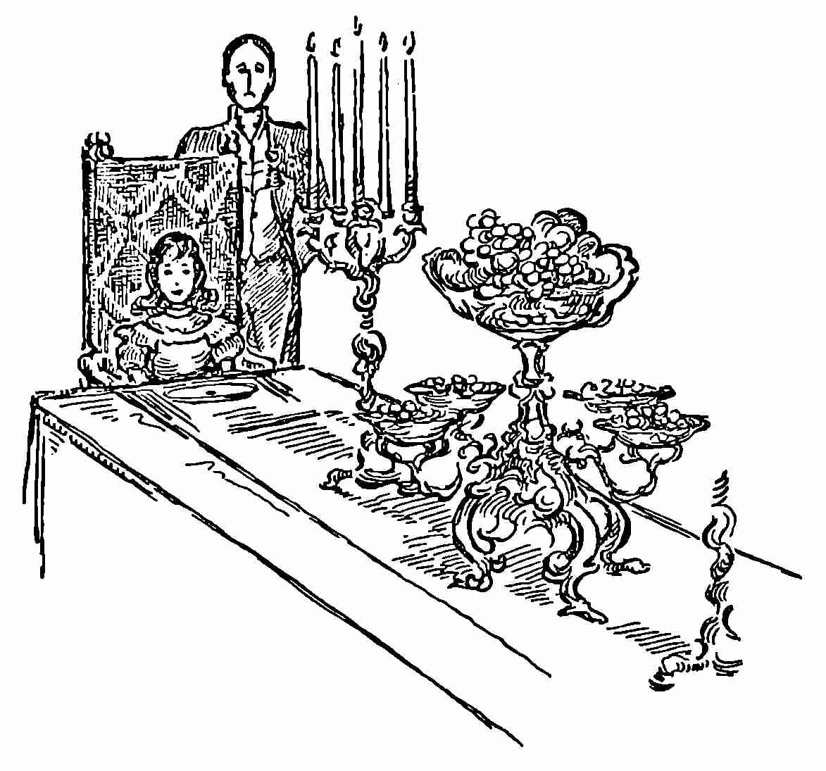 Susannah dining in luxury