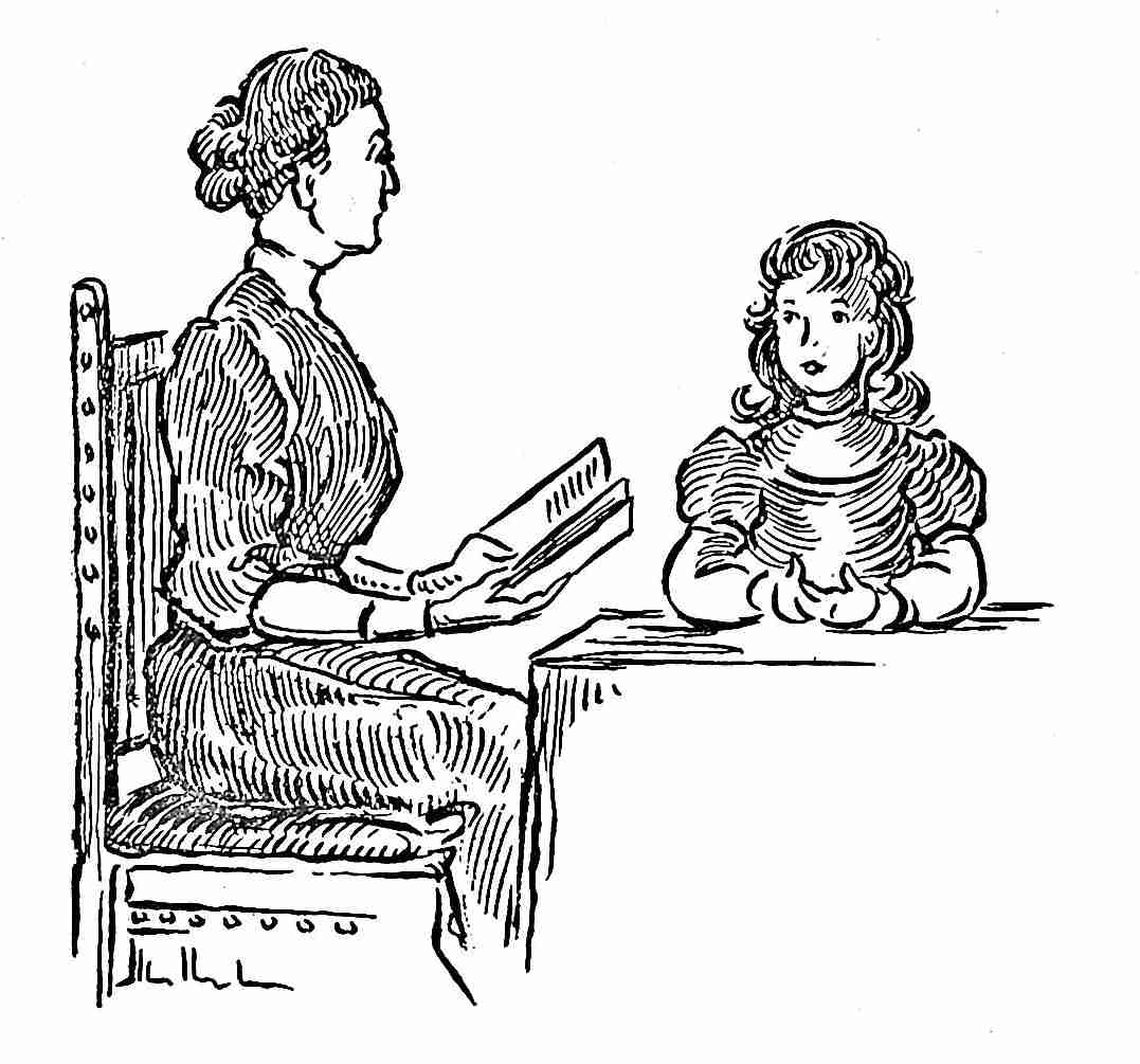 Susannah at her lessons