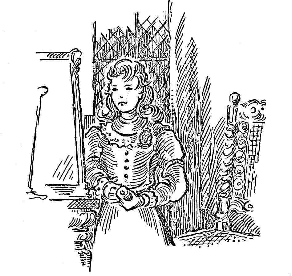 Susannah ponders a painting