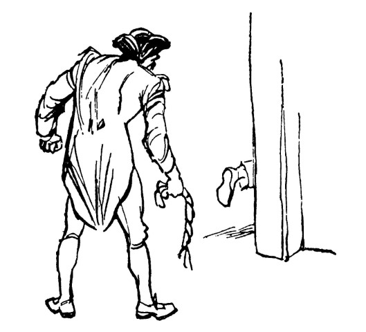 Young boy flees man with whip