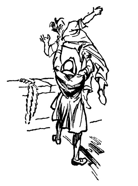 Man throws young boy overboard