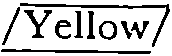 "Yellow" inside parallelogram