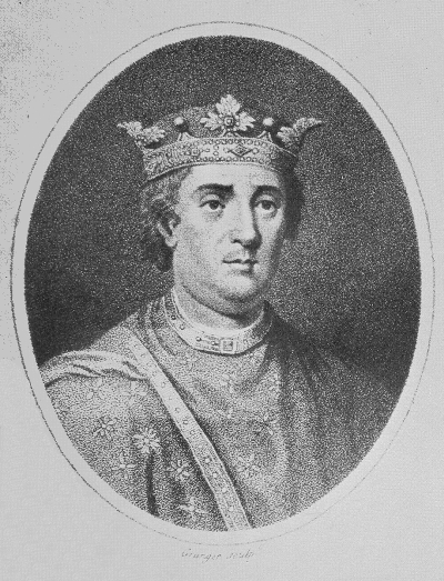 portrait of Henry II wearing a crown