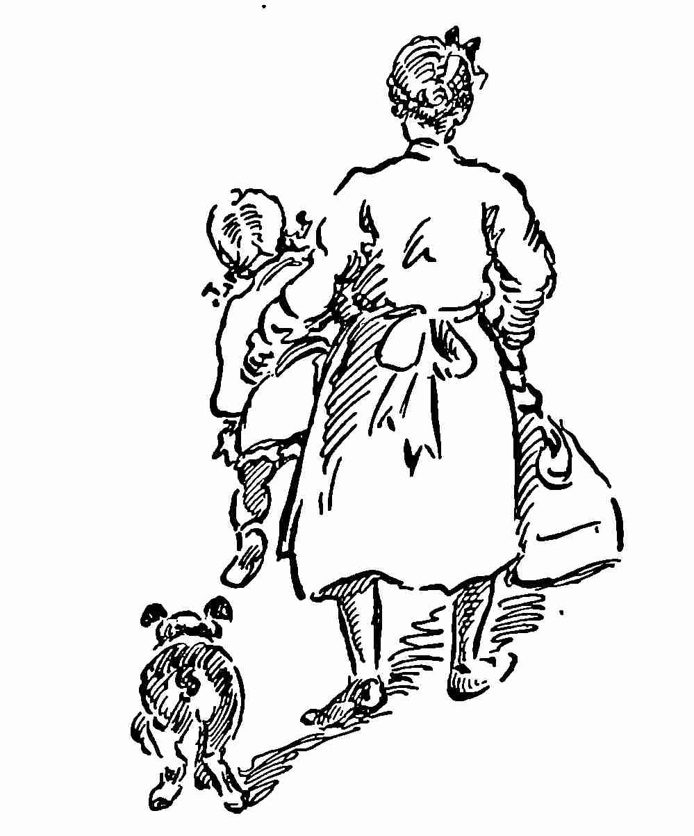 Woman carrying a child
