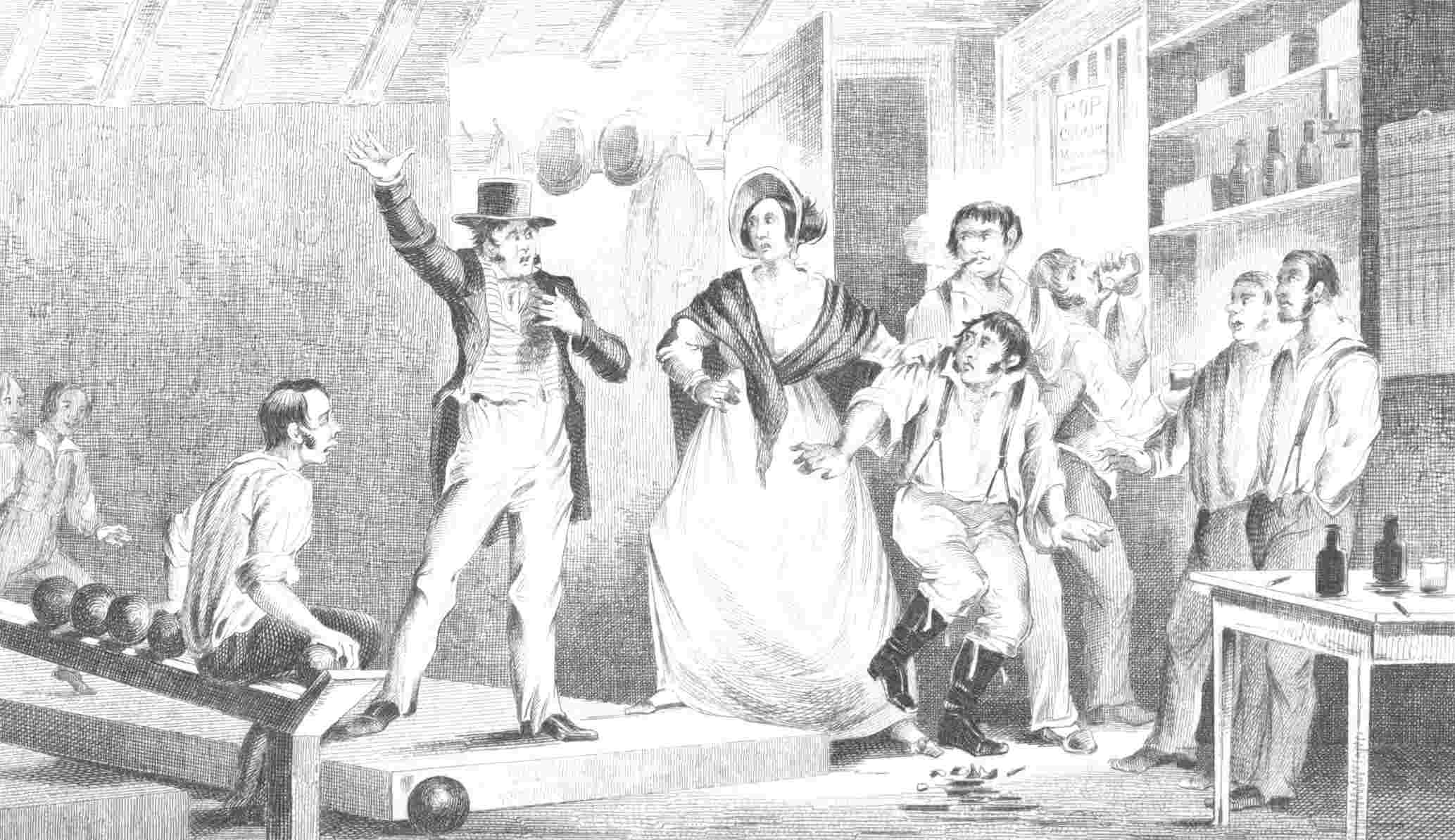 Jack Spratt in a bowling alley