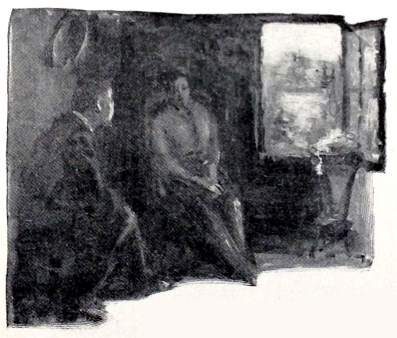 Man and woman sitting in a room