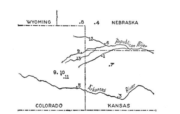 map of eastern Colorado and western Nebraska and Kansas