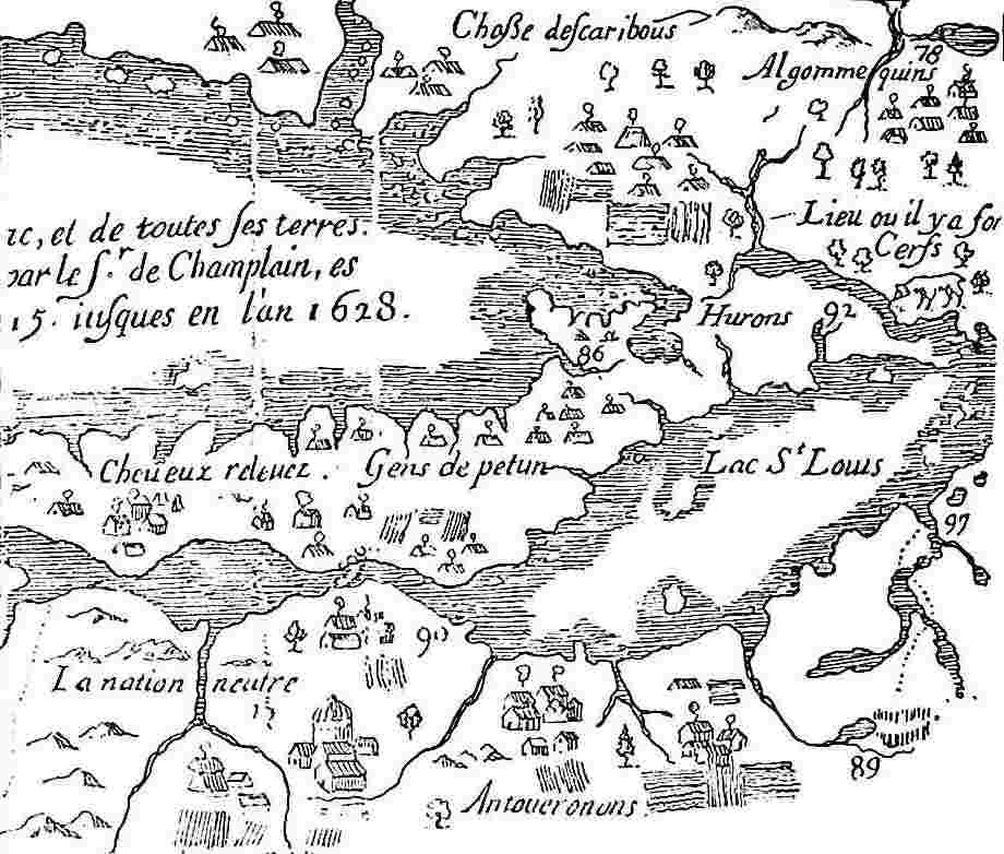Map by Champlain, 1632