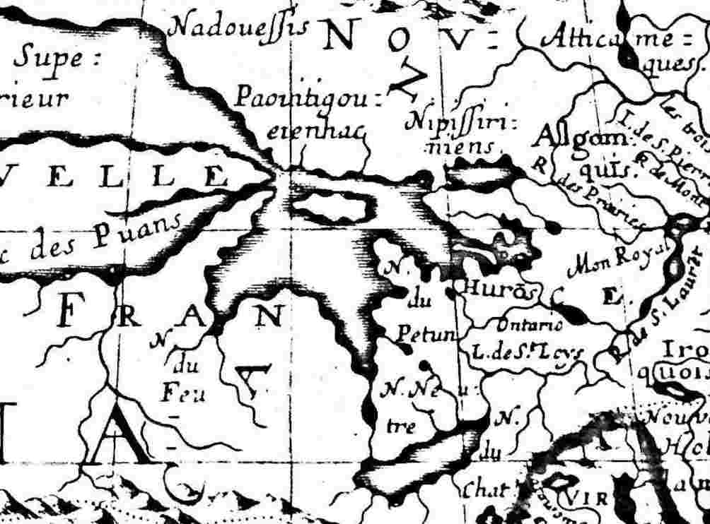 Map by Sanson, 1650