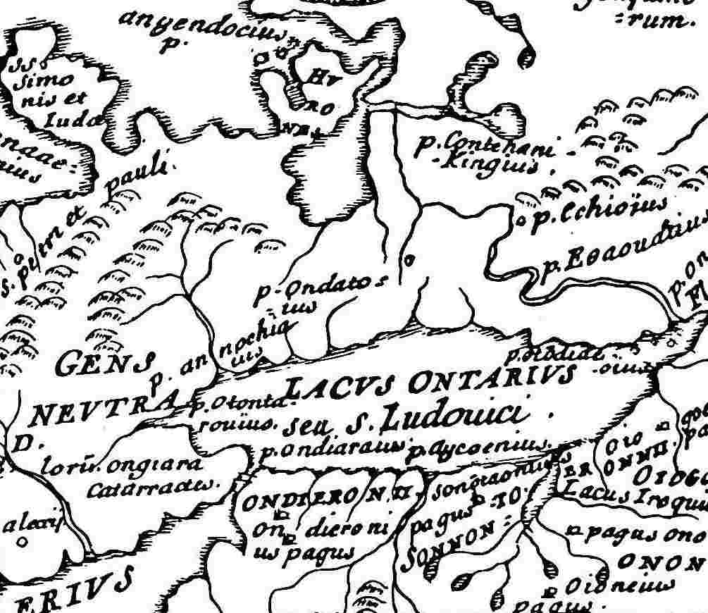 Map by Du Creux, 1660