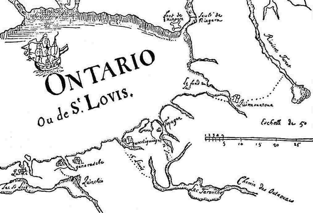 Map by Raffeix, 1688