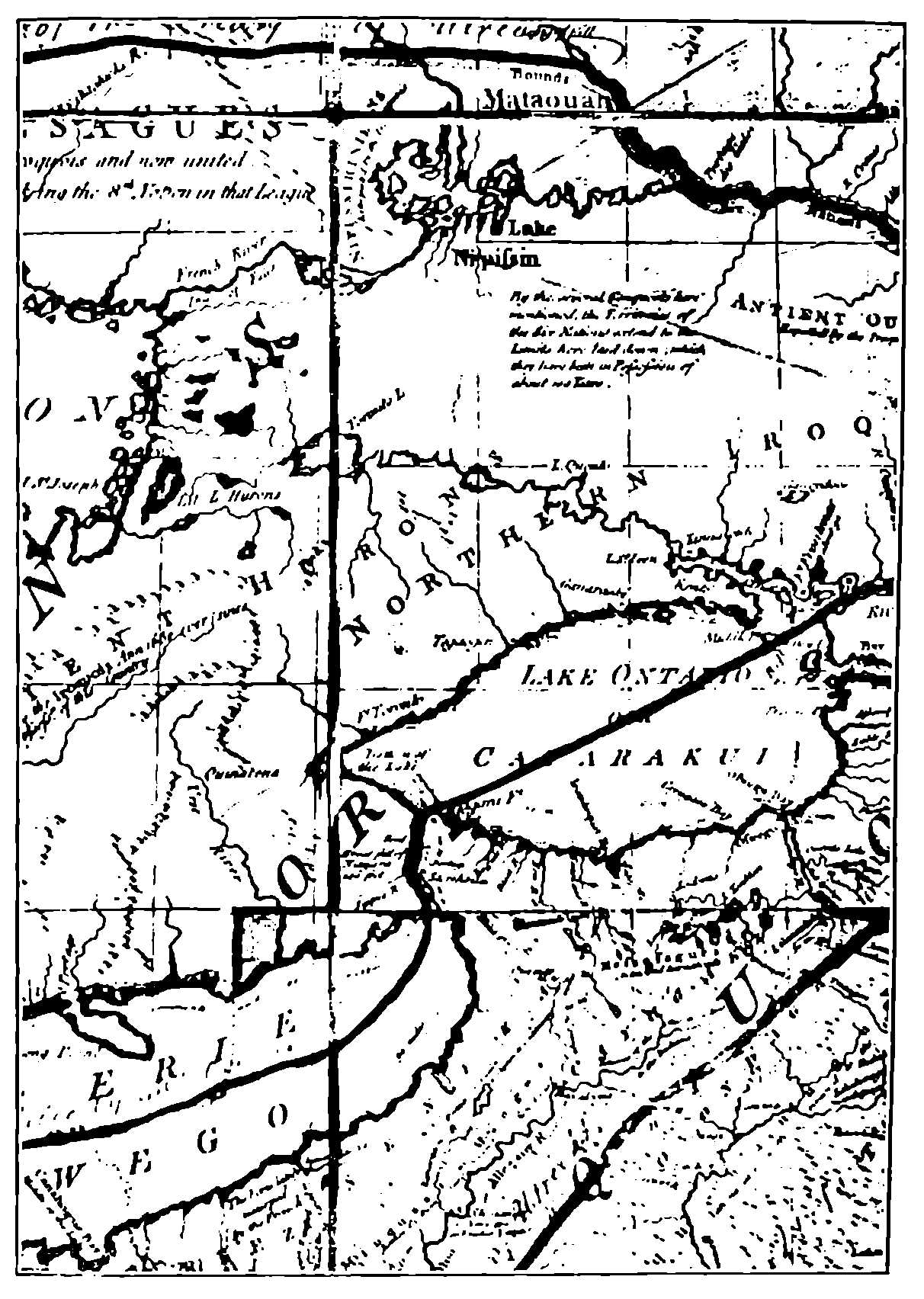 Map by Raffeix, 1755