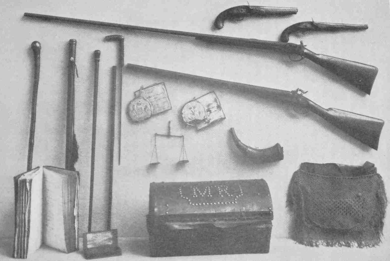 Relics of Colonel J. B. Rousseau